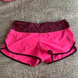 Lulu lemon running shorts size 4